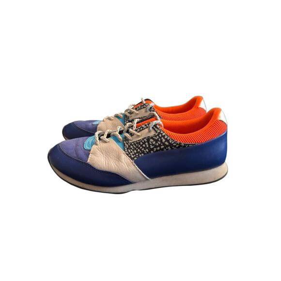 Puma X Alexander McQueen MCQ Jogger Shoe Running Trainer Blue Orange Women’s Siz - Picture 1 of 7
